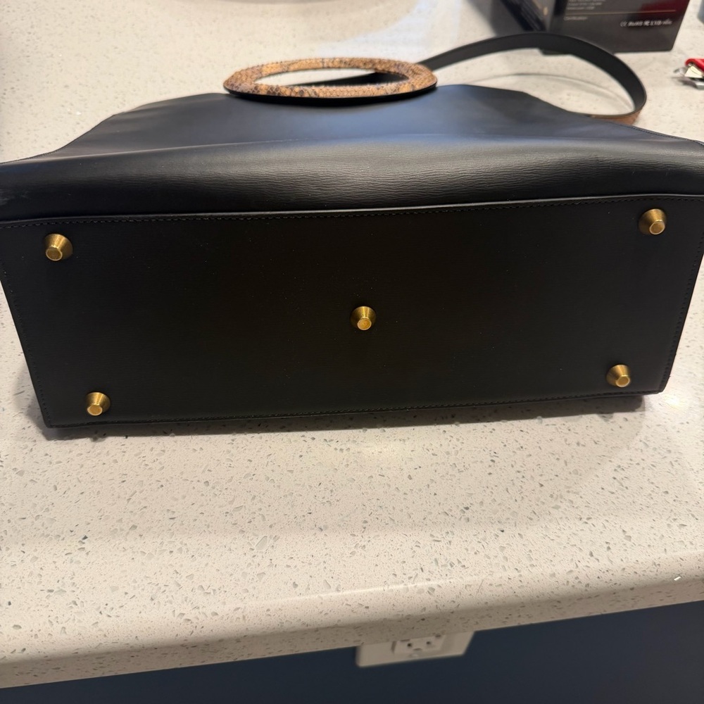 Roberto Cavalli Black And Brown Python Snake - image 6